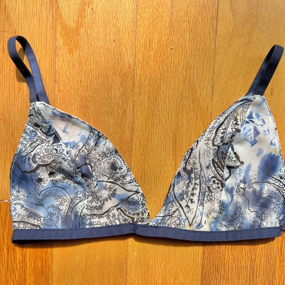 STYLESTALKER Printed Silky Bralette, AUS 8, UK 8, US 4, Small - Picture 1 of 13